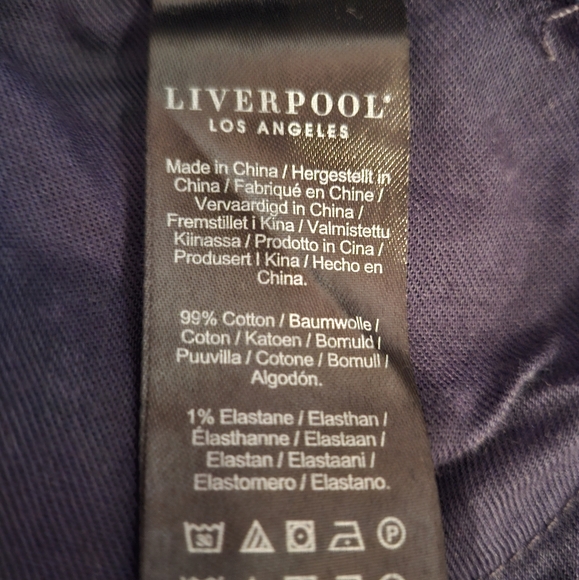 Liverpool Abby High Rise button fly Ankle Skinny Jeans size 14/32 - Picture 8 of 9